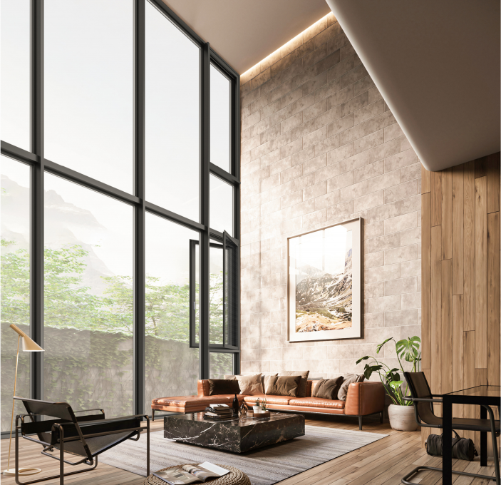 断桥平开系统窗·122贝加尔系列幕墙窗