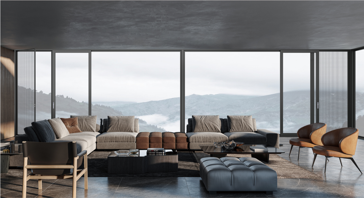 116-60慕尼黑系列压紧断桥推拉窗